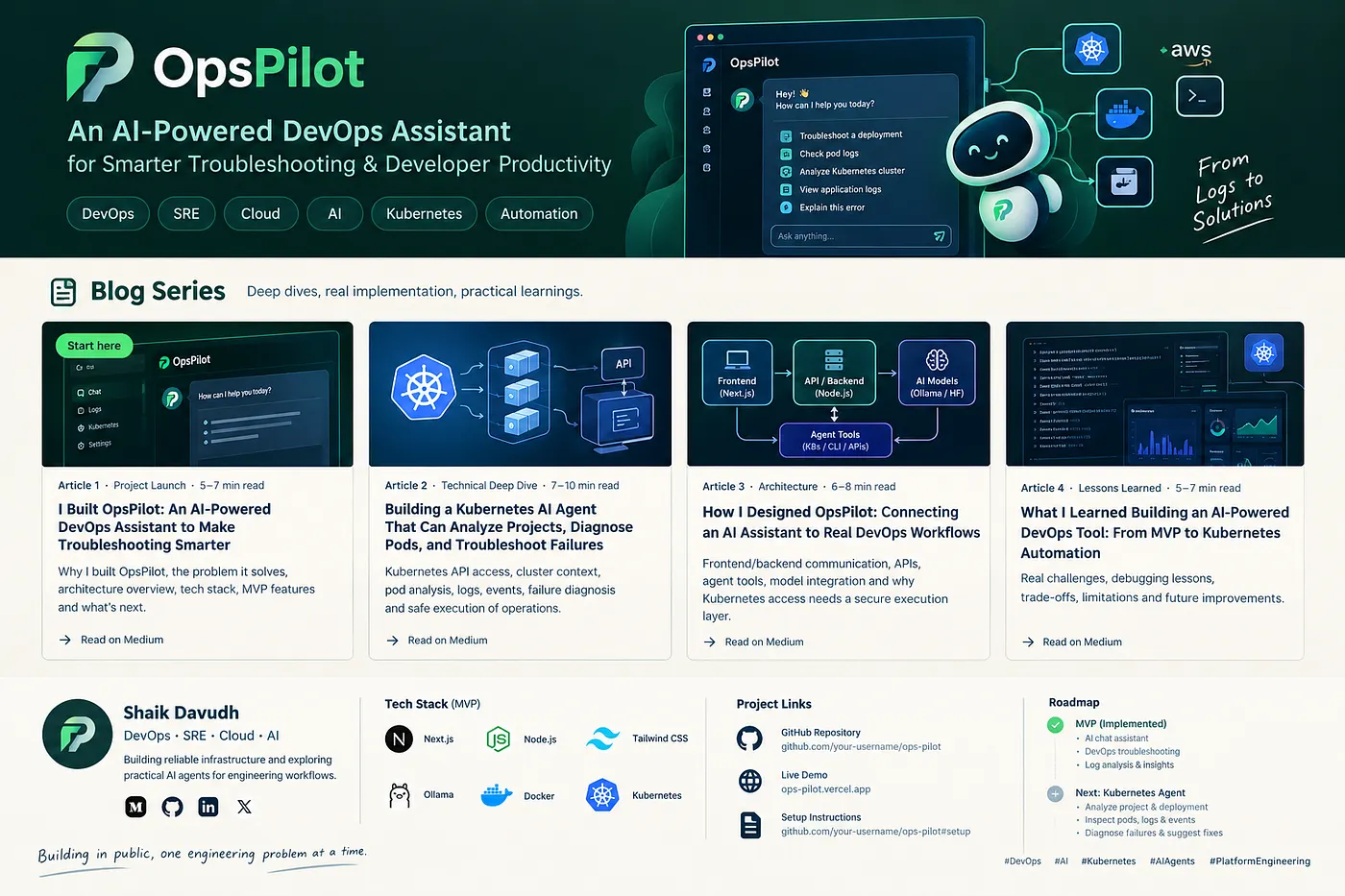 I Built OpsPilot: An AI-Powered DevOps Assistant to Make Troubleshooting Smarter